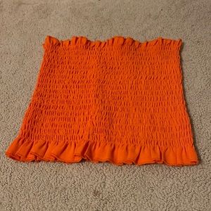 Orange tube top